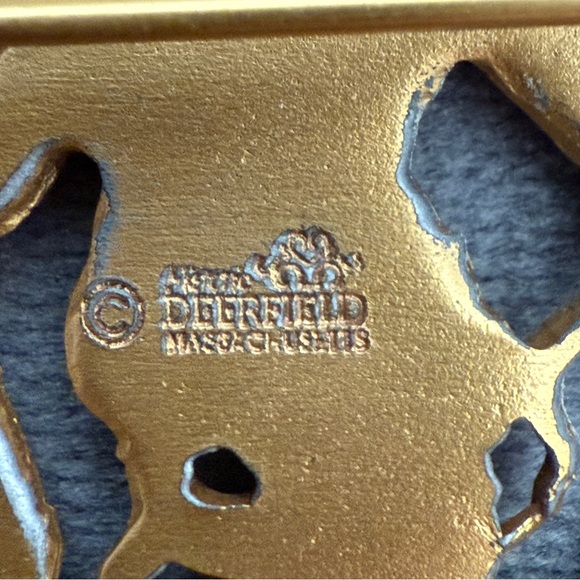 RARE Vtg Historic Museum Deerfield Cherub Wreath Brooch Pendant Cupid Snake Pin - Picture 7 of 7